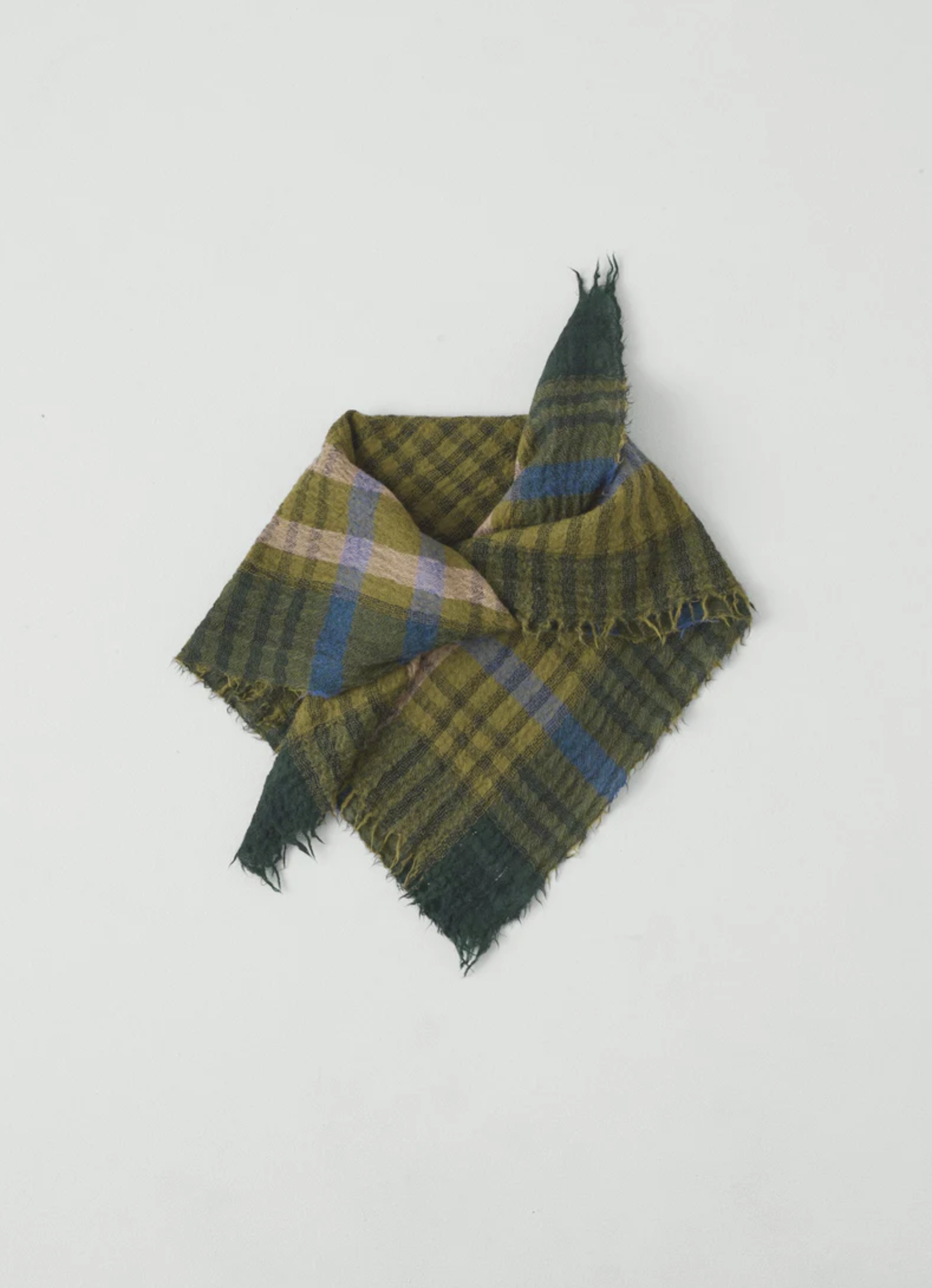 WEŁNIANA BANDANA OLIWKA